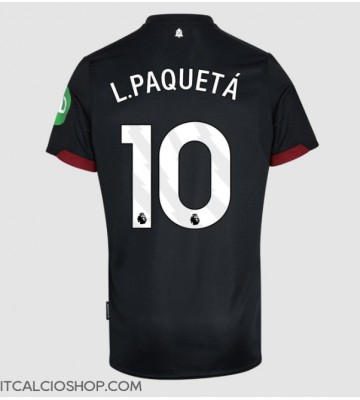 West Ham United Lucas Paqueta #10 Seconda Maglia 2024-25 Manica Corta